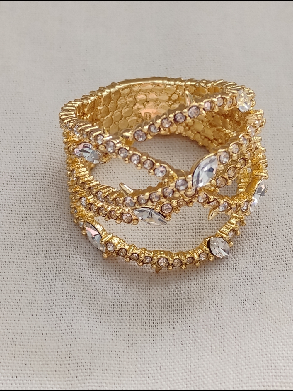 Alexis Bittar Pave Orbiting Ring Size 7 - Picture 5 of 8